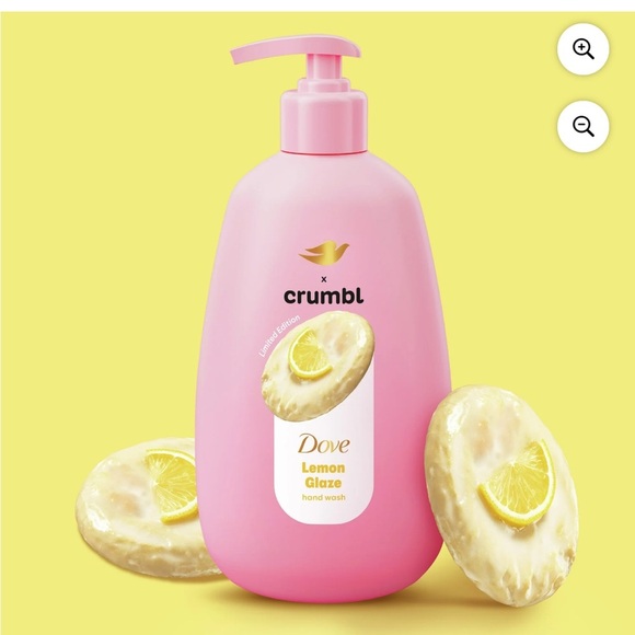 NEW DOVE CRUMBL Lemon Glaze Hand wash and deodorant set - new! - Picture 5 of 8